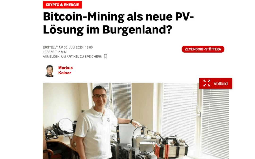 Bitcoin Mining trifft Energiewende – Besuch von der BVZ