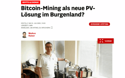 Bitcoin Mining trifft Energiewende – Besuch von der BVZ