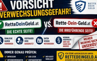 Vorsicht: Verwechslungsgefahr im Finanzbereich